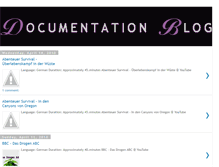 Tablet Screenshot of documentation-blog.blogspot.com