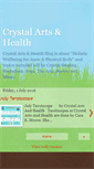 Mobile Screenshot of crystalartsandhealth.blogspot.com