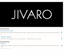 Tablet Screenshot of jivaro-blog.blogspot.com