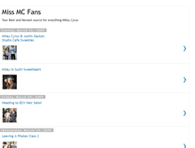 Tablet Screenshot of missmcfans.blogspot.com