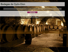 Tablet Screenshot of bodegas-oion.blogspot.com