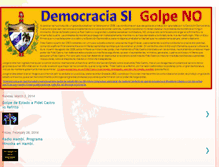 Tablet Screenshot of democraciasigolpeno.blogspot.com