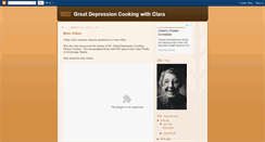 Desktop Screenshot of depressioncooking.blogspot.com