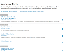 Tablet Screenshot of mauriceofearth.blogspot.com