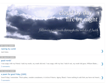 Tablet Screenshot of cloudbyday-firebynight.blogspot.com