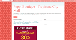 Desktop Screenshot of poppiboutique.blogspot.com