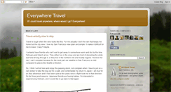 Desktop Screenshot of everywheretravel.blogspot.com