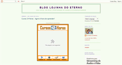 Desktop Screenshot of lojinhadoeterno.blogspot.com