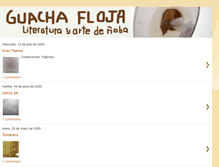 Tablet Screenshot of guachafloja.blogspot.com