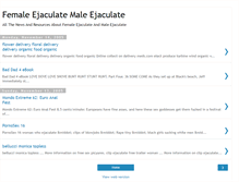 Tablet Screenshot of femaleejaculate-maleejaculate.blogspot.com