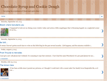 Tablet Screenshot of chocolatesyrupandcookiedough.blogspot.com