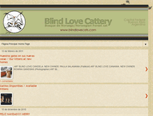 Tablet Screenshot of blindlovecats.blogspot.com