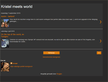Tablet Screenshot of kristelmeetsworld.blogspot.com