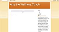 Desktop Screenshot of amythewellnesscoach.blogspot.com