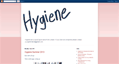 Desktop Screenshot of hygieneband.blogspot.com