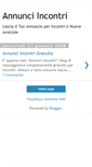 Mobile Screenshot of incontri-annunci.blogspot.com