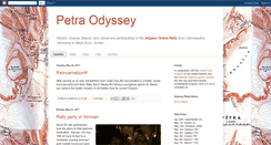 Desktop Screenshot of petraodyssey.blogspot.com