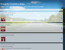 Tablet Screenshot of encantocrocheeartes.blogspot.com
