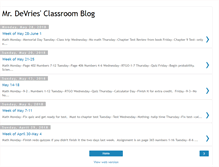 Tablet Screenshot of mrdevries.blogspot.com
