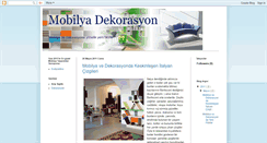 Desktop Screenshot of mobilyadekor.blogspot.com