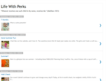 Tablet Screenshot of lifewithperks.blogspot.com