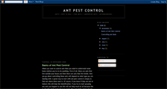 Desktop Screenshot of antpestcontrol.blogspot.com