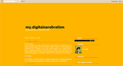 Desktop Screenshot of mydigitalcerebration.blogspot.com