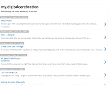 Tablet Screenshot of mydigitalcerebration.blogspot.com