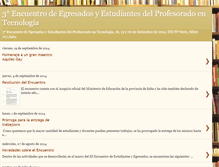 Tablet Screenshot of encuentrotecnologicosalta.blogspot.com