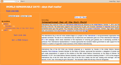 Desktop Screenshot of daysthatmatter.blogspot.com