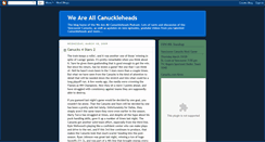 Desktop Screenshot of canucklehead666.blogspot.com