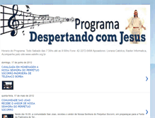 Tablet Screenshot of despertandocomjesus2010.blogspot.com