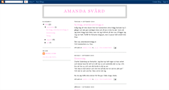 Desktop Screenshot of amandasvard.blogspot.com