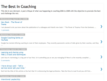 Tablet Screenshot of bestincoaching.blogspot.com