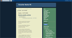 Desktop Screenshot of escucharmusica-90.blogspot.com