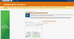 Desktop Screenshot of andamentoeuribor.blogspot.com