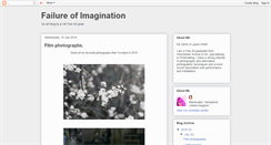 Desktop Screenshot of failure-of-imagination.blogspot.com