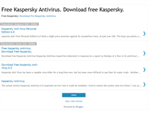 Tablet Screenshot of free-kaspersky.blogspot.com