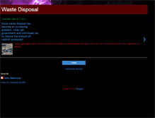 Tablet Screenshot of bloggerwastedisposal2012.blogspot.com
