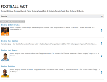 Tablet Screenshot of footballfact10.blogspot.com