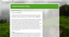 Desktop Screenshot of pastorbrendasblog.blogspot.com