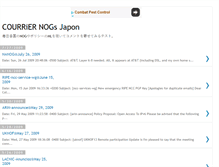 Tablet Screenshot of courriernogs.blogspot.com