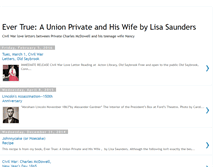 Tablet Screenshot of civilwarloveletters.blogspot.com