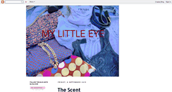 Desktop Screenshot of mylittleeyeblog.blogspot.com