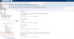 Desktop Screenshot of handbags-review.blogspot.com