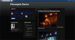 Desktop Screenshot of elisangeladance.blogspot.com
