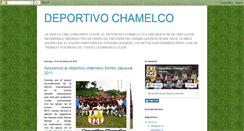Desktop Screenshot of deportivochamelco.blogspot.com