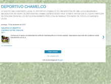 Tablet Screenshot of deportivochamelco.blogspot.com