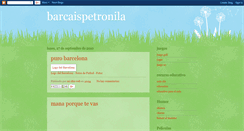 Desktop Screenshot of barcaispetronila.blogspot.com