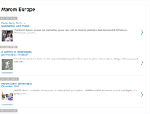Tablet Screenshot of maromeurope.blogspot.com